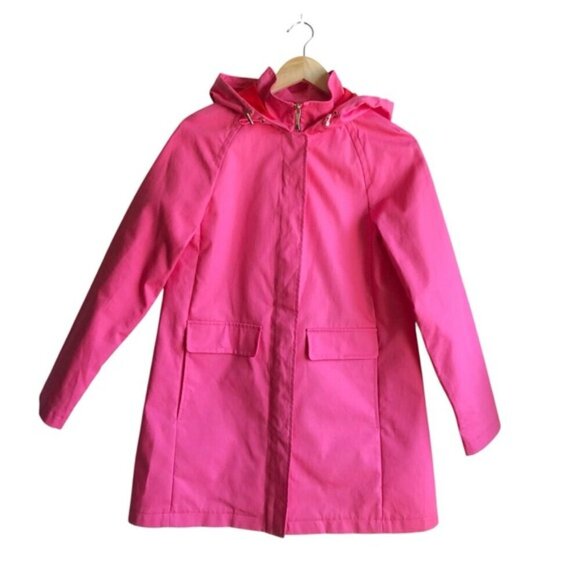 Kate Spade Pink Women's Raincoat Jacket XS Bow - Picture 4 of 14